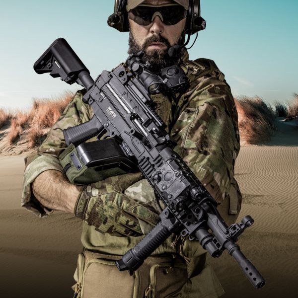 Rossi Thunder MK46 AEG Support Rifle (Electronic Trigger  - Black)