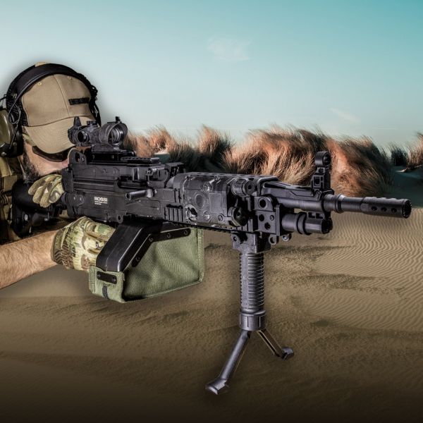 Rossi Thunder MK46 AEG Support Rifle (Electronic Trigger  - Black)