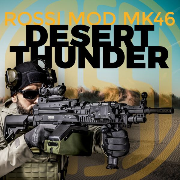 Rossi Thunder MK46 AEG Support Rifle (Electronic Trigger  - Black)