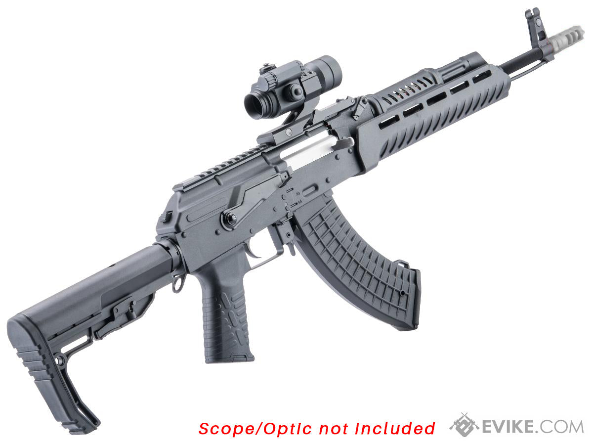 Cyma CYMA Platinum Tactical AK with CQB M4 Stock (Black - Featherweight - CM680G)
