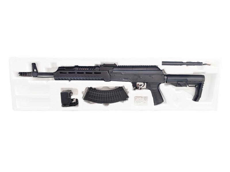 Cyma CYMA Platinum Tactical AK with CQB M4 Stock (Black - Featherweight - CM680G)