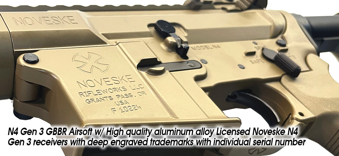 Noveske N4 Gen.3 Cyma MWS Gas Blowback Rifle ( Tan - NOV.1201 FDE)