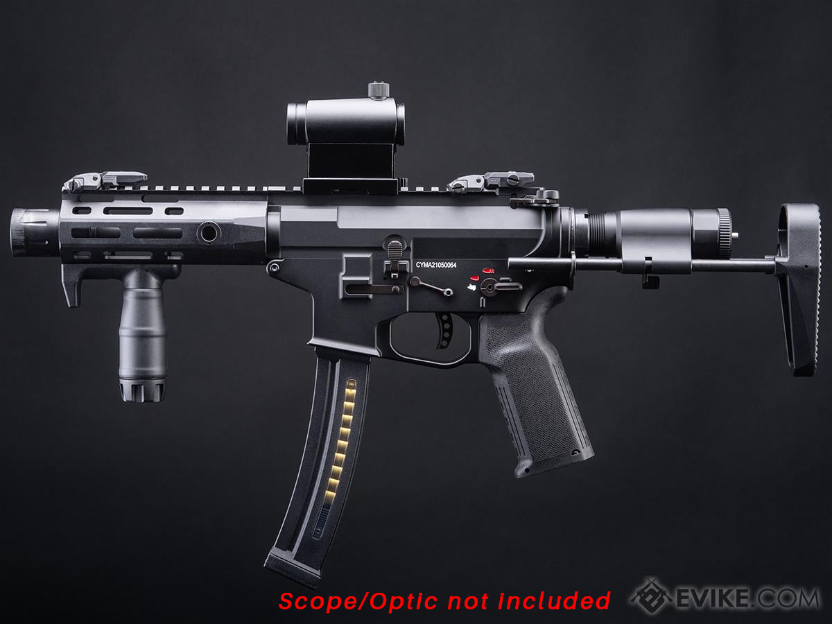 Cyma Platinum 9mm Rapid Strike AEG Carbine (PDW - Black - CM106)