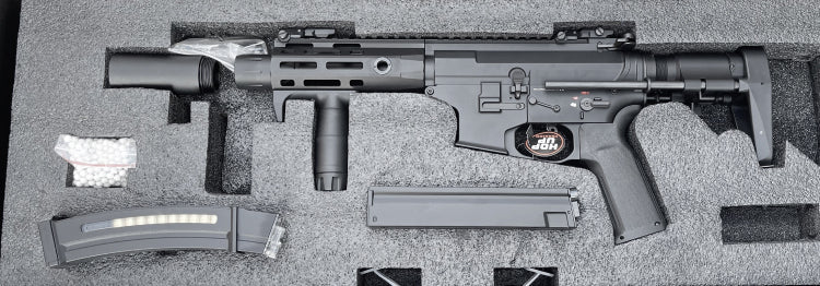Cyma Platinum 9mm Rapid Strike AEG Carbine (PDW - Black - CM106)