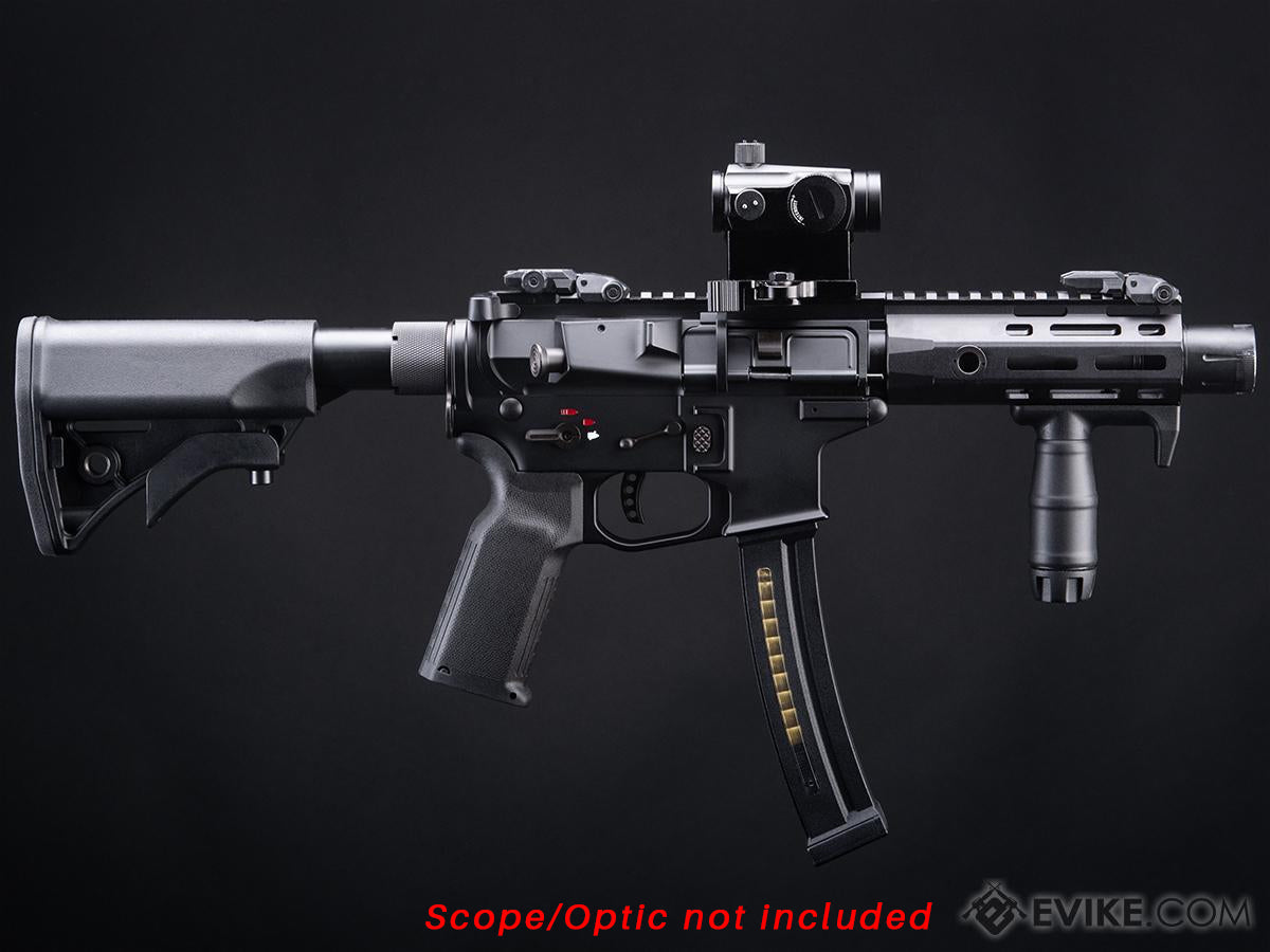 Cyma Platinum 9mm Rapid Strike AEG Carbine (SMG - Black - CM106A)