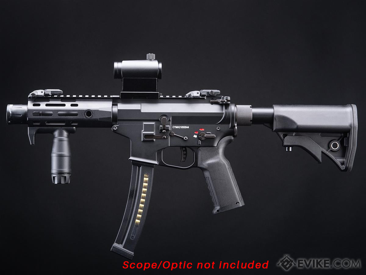 Cyma Platinum 9mm Rapid Strike AEG Carbine (SMG - Black - CM106A)