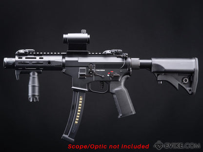 Cyma Platinum 9mm Rapid Strike AEG Carbine (SMG - Black - CM106A)
