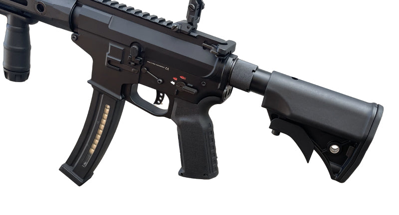 Cyma Platinum 9mm Rapid Strike AEG Carbine (SMG - Black - CM106A)