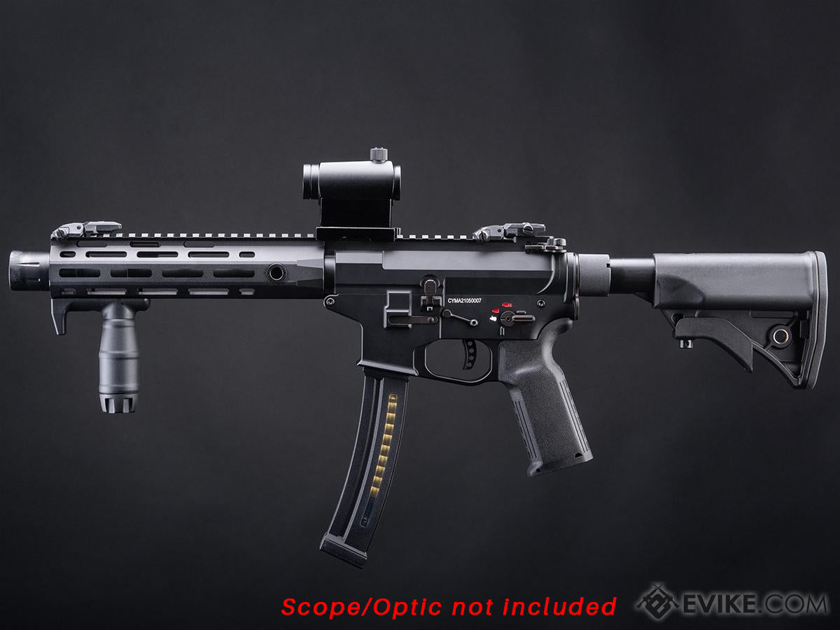 Cyma Platinum 9mm Rapid Strike AEG Carbine (SBR - Black - CM106B)