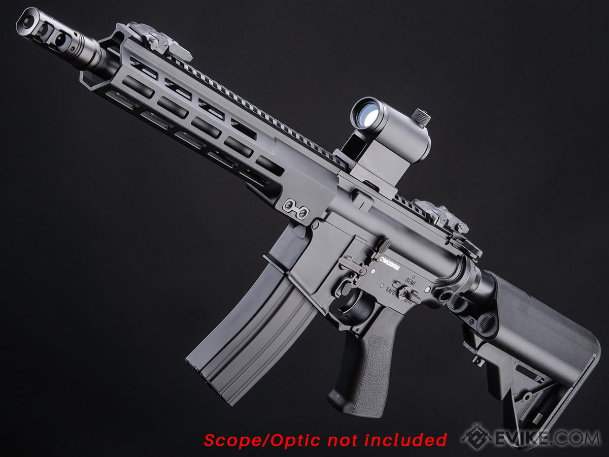 CYMA Platinum M4 10.5 M-LOK AEG (with Built-In Mosfet & Tracer Hop-Up - Black - CM.006R-10.5)