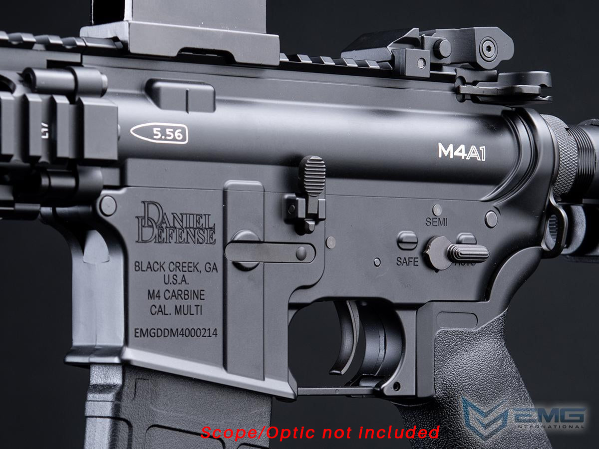 EMG x Daniel Defense DDM4 AEG (by Cyma - Platinum QBS Gearbox BK/Black - CM105DDL-BK)