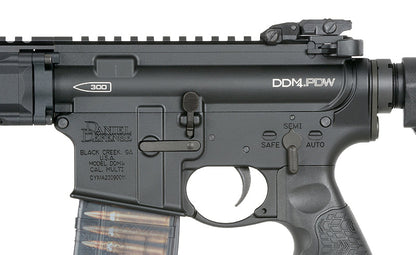 Daniel Defense x EMG DDM4 PDW SBR MWS Gas Blowback Rifle by Cyma  (Black)