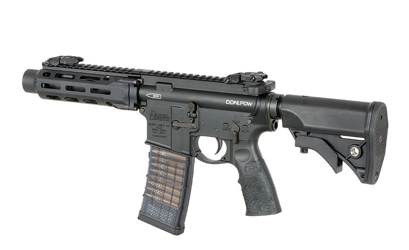 Daniel Defense x EMG DDM4 PDW SBR MWS Gas Blowback Rifle by Cyma  (Black)