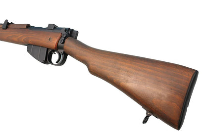 Double Bell Lee Enfield No.1 MK III Shell Ejecting Sniper Rifle (Real Wood - Spring Powered - 106)