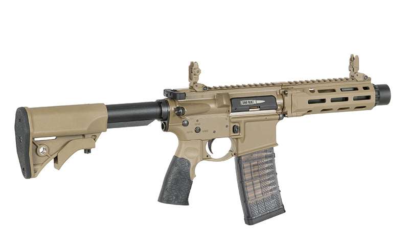 Daniel Defense x EMG DDM4 PDW SBR MWS Gas Blowback Rifle by Cyma CGS (Tan)