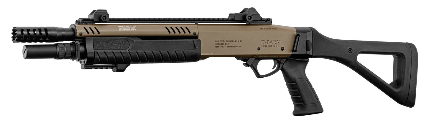 FABARM STF12 Compact Pump Shotgun (Tan - Gas Powered)