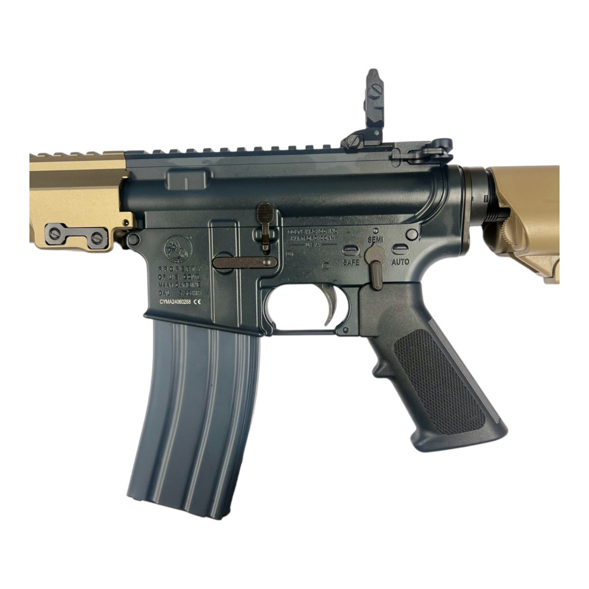 Colt x EMG MK16 10.5 Gas Blowback Rifle by Cyma CGS (MWS - Black - COLT.1008-10.5)