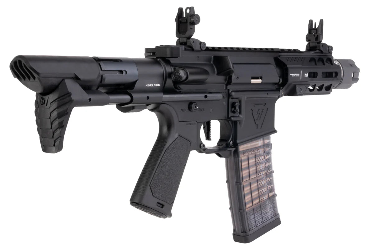 Strike Industries x EMG 4 AR Strike Oppressor M4 Short Barrel Gas Blowback by Cyma (MWS - SI.1301 BK)