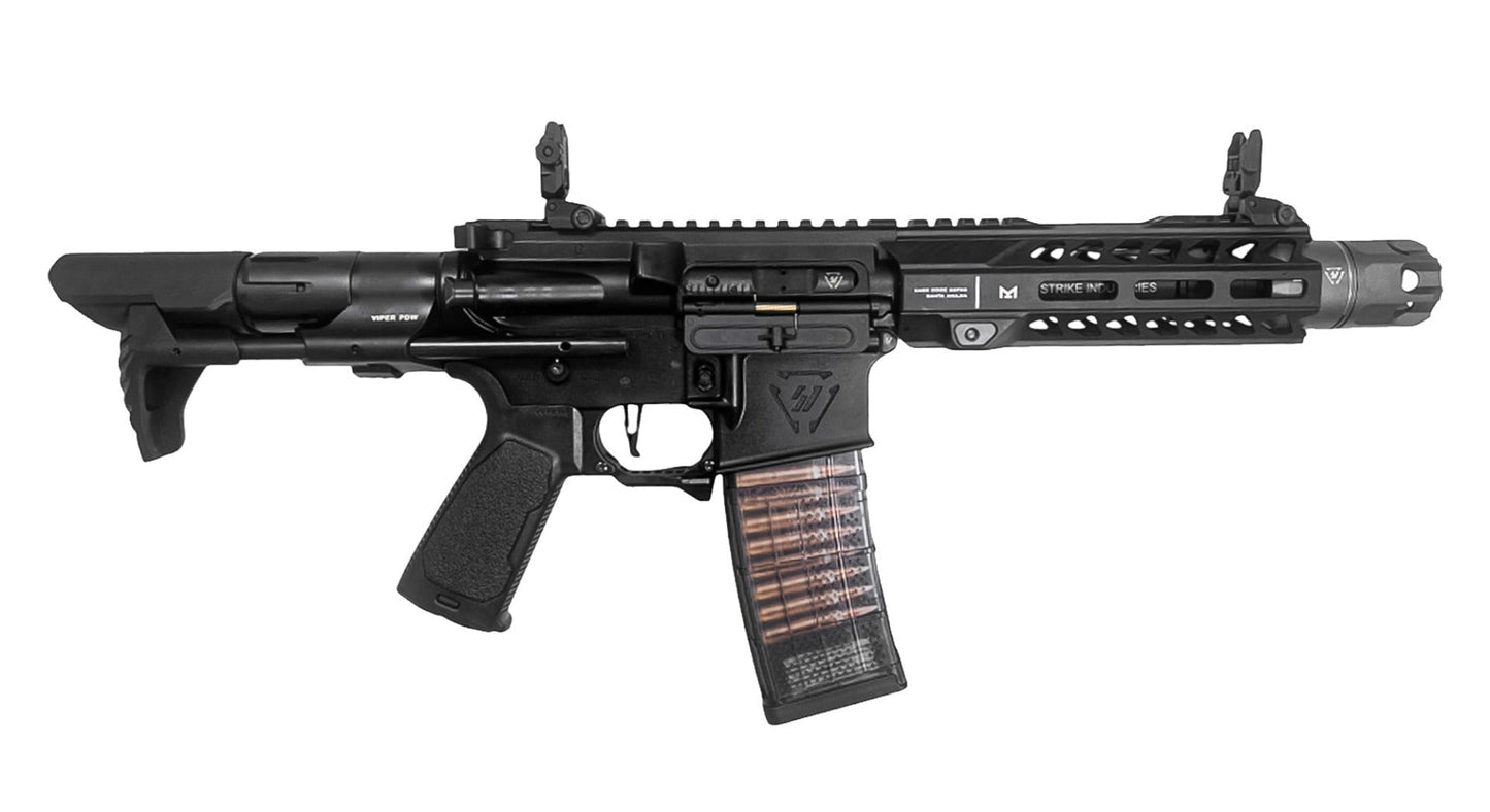 Strike Industries x EMG 7 AR Strike Oppressor M4 Short Barrel Gas Blowback by Cyma (MWS - SI.1302 BK)