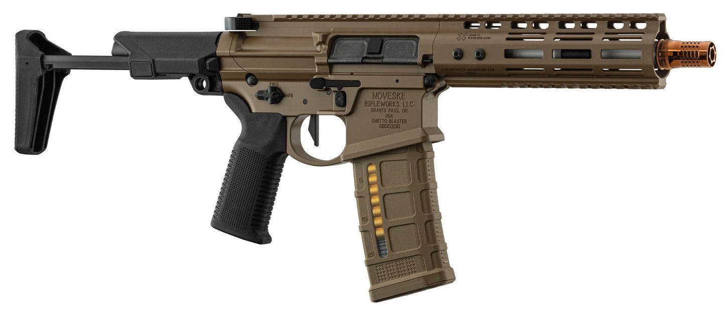 EMG Noveske N4 Ghetto Blaster 7 MWS Gen 3 Gas Blowback M4 by Double Eagle (Tan)