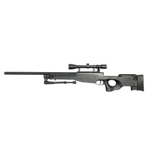 Well MB01 L96 Spring Sniper Rifle (Upgraded Steel Parts - Nylon Body - with Scope and Bipod)