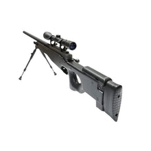 Well MB01 L96 Spring Sniper Rifle (Upgraded Steel Parts - Nylon Body - with Scope and Bipod)