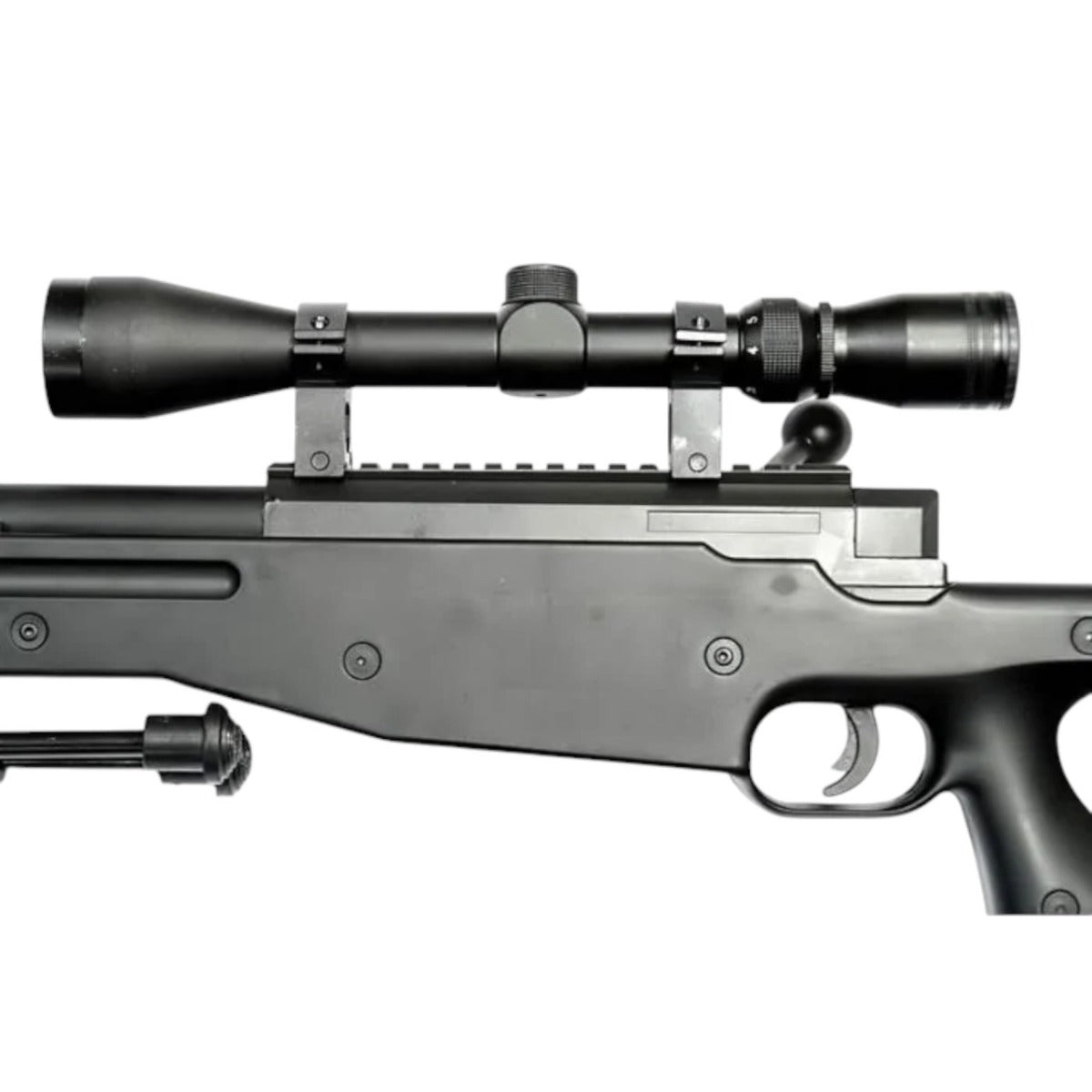 Well MB01 L96 Spring Sniper Rifle (Upgraded Steel Parts - Nylon Body - with Scope and Bipod)