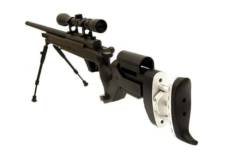 Well MB05 MK96 Spring Sniper Rifle (Upgraded Steel Parts - Nylon Body - with Scope and Bipod)