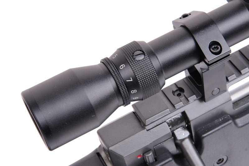 Well MB08 L96 Folding Spring Sniper Rifle Bundle with Upgraded Steel Parts