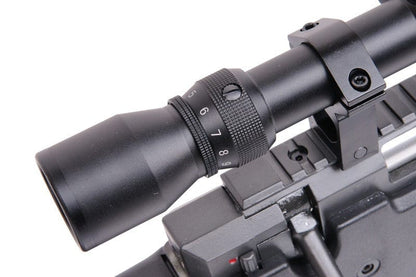 Well MB08 L96 Folding Spring Sniper Rifle Bundle with Upgraded Steel Parts