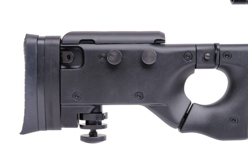 Well MB08 L96 Folding Spring Sniper Rifle Bundle with Upgraded Steel Parts
