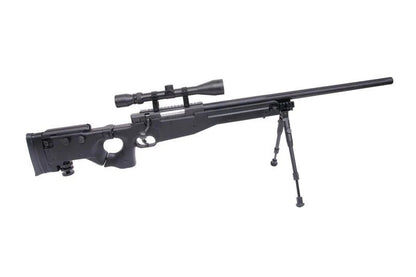 Well MB08 L96 Folding Spring Sniper Rifle Bundle with Upgraded Steel Parts