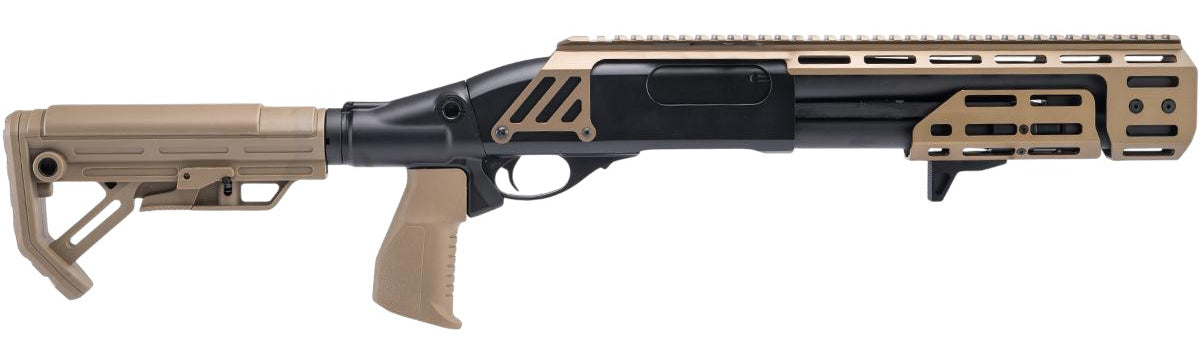 Golden Eagle M870 Tri-Shot Gas Pump Action Shotgun (Tan - AT8905T)