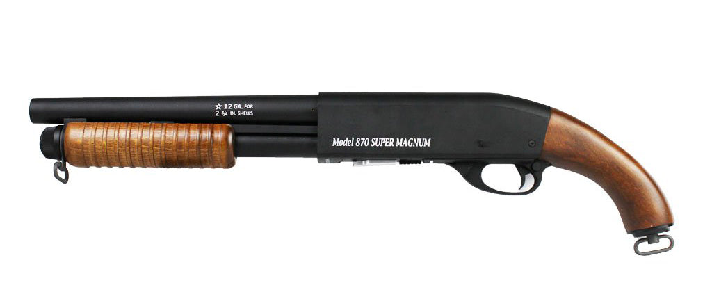 S&T M870 Shotgun Short Barrel (Faux Wood - STSPG08FWS)