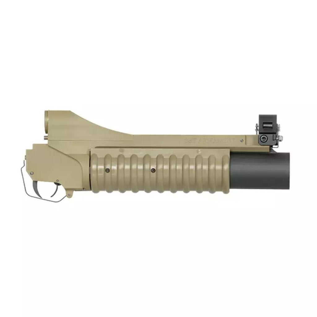 S&T M203 Short Grenade Launcher (Metal - Tan - STGLM203MSDE)