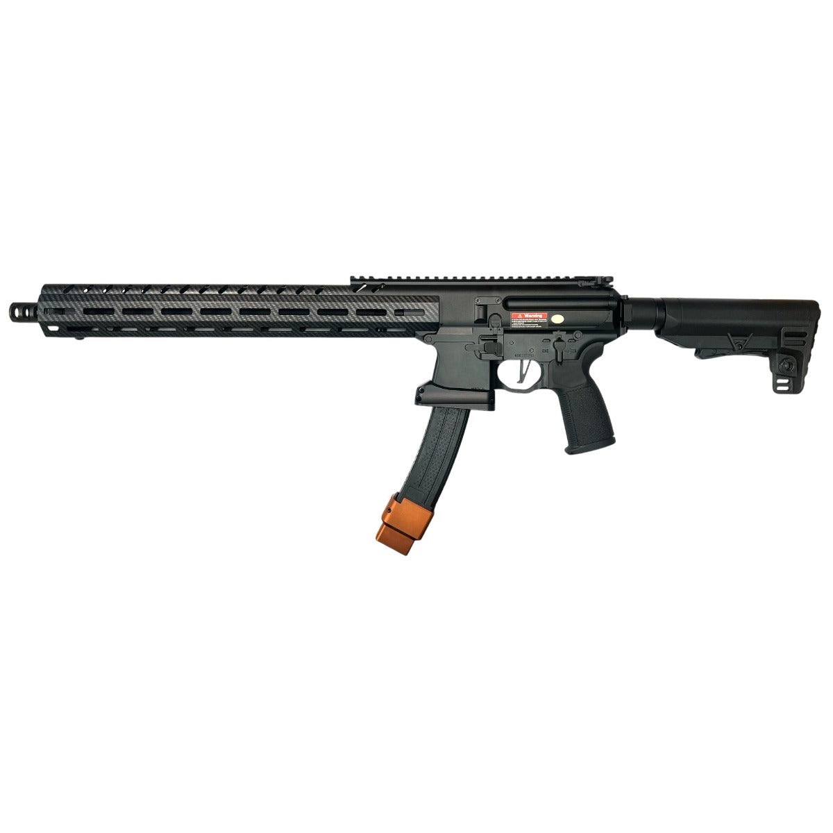 Stratos X MPX-K JW3 Style Gas Blowback Rifle (Faux Carbon Fibre - STR-MX-05 - VFC Compatible - Long - 16.0)