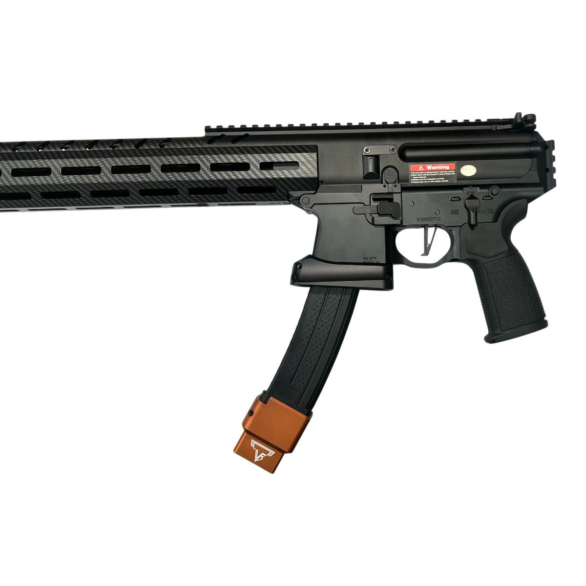 Stratos X MPX-K JW3 Style Gas Blowback Rifle (Faux Carbon Fibre - STR-MX-05 - VFC Compatible - Long - 16.0)