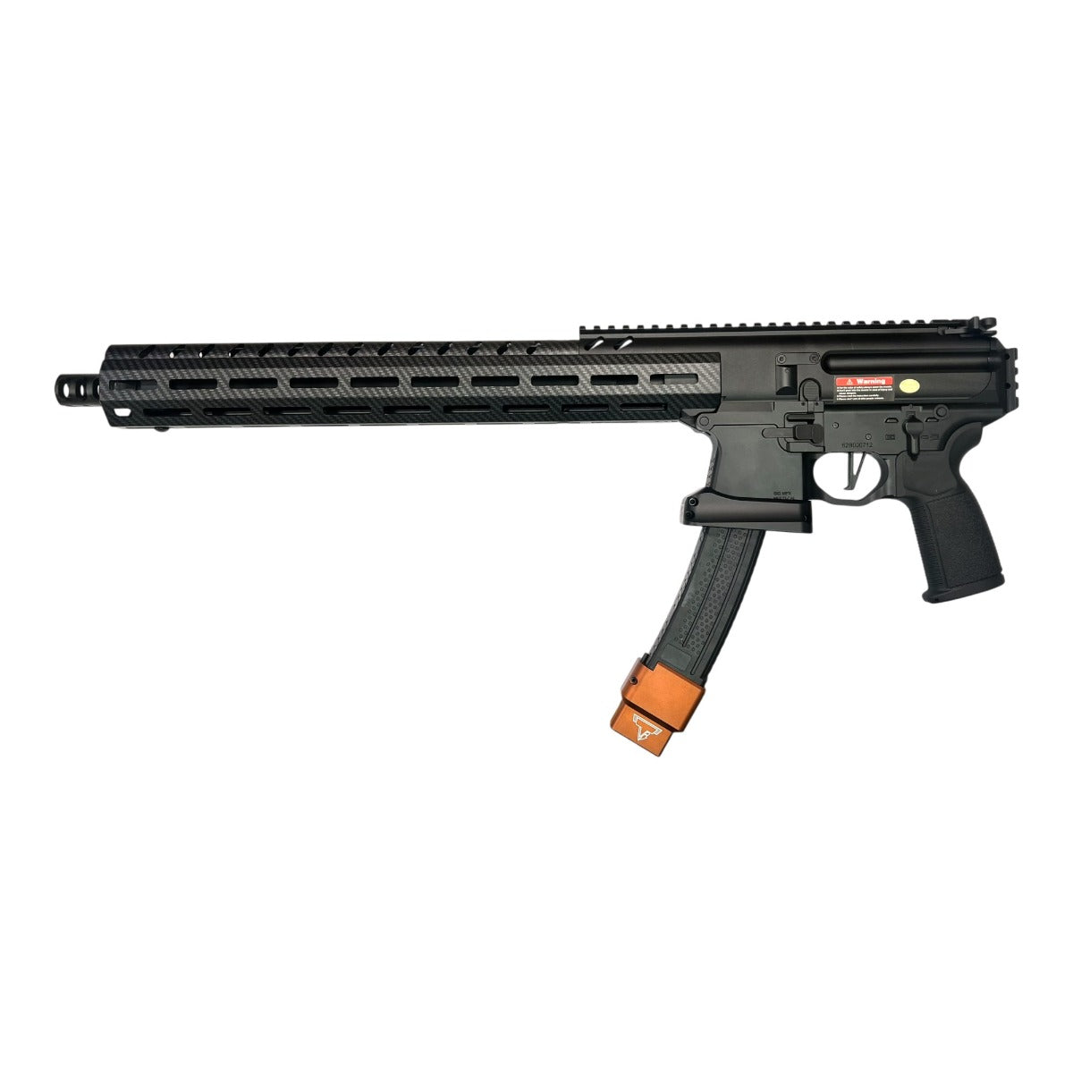 Stratos X MPX-K JW3 Style Gas Blowback Rifle (Faux Carbon Fibre - STR-MX-05 - VFC Compatible - Long - 16.0)