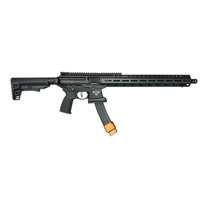 Stratos X MPX-K JW3 Style Gas Blowback Rifle (Faux Carbon Fibre - STR-MX-05 - VFC Compatible - Long - 16.0)