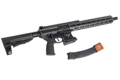 Stratos X MPX-K JW3 Style Gas Blowback Rifle (Faux Carbon Fibre - STR-MX-06 - VFC Compatible - Short - 14.5)
