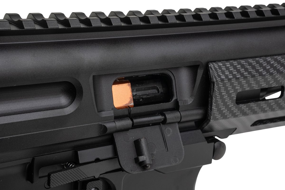 Stratos X MPX-K JW3 Style Gas Blowback Rifle (Faux Carbon Fibre - STR-MX-06 - VFC Compatible - Short - 14.5)