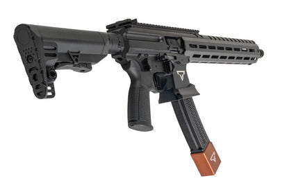 Stratos X MPX-K JW3 Style Gas Blowback Rifle (Faux Carbon Fibre - STR-MX-06 - VFC Compatible - Short - 14.5)