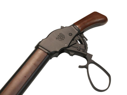 S&T M1887 Gas Shell Ejecting Shot Gun (S - Real Wood - Wide Lever - STGS07SW)