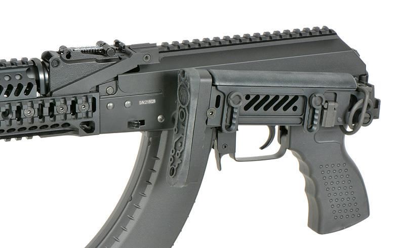 Cyma Platinum AKM Tactical AEG Rifle with Eshooter ETU GEN-2 (Black - CM113)