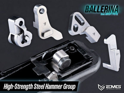 TTI JW Series Ballerina Gas Blowback Pistol (R34-3 Black - CNC - EMG/Army)