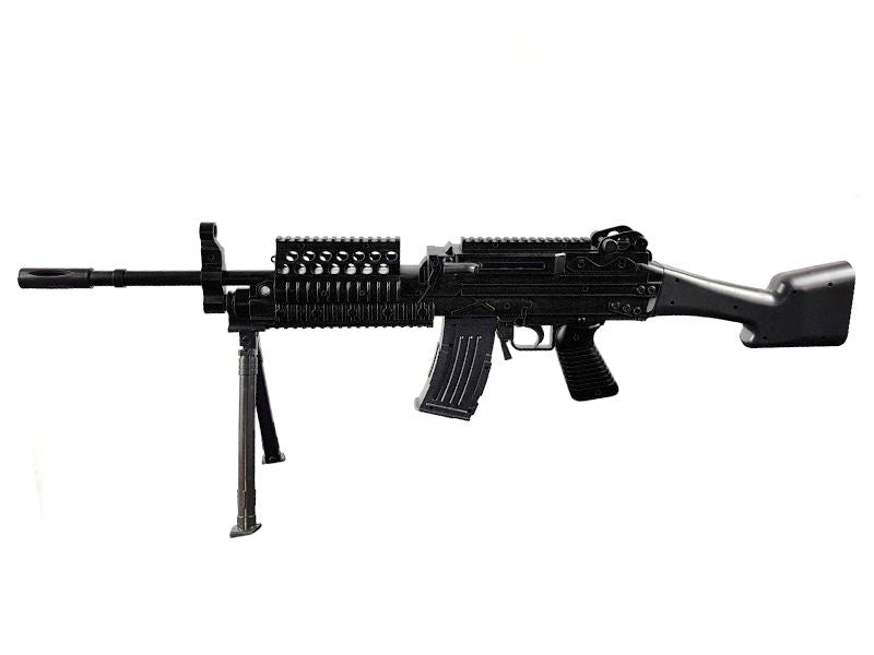 Golden Hawk M249 Rifle with Bipod (95cm Length - Black)
