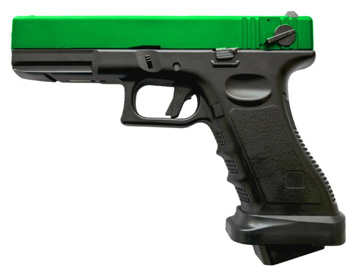 Huntsman H17 Gas Blowback Pistol (Polymer Body/Slide - Green V2)