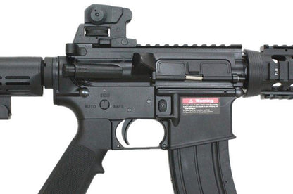 S&T M4 CQB Gas Blowback Rifle (Polymer - RIS CQB - STGBB06BK)