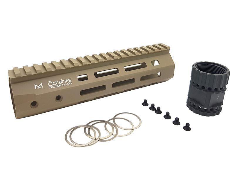 Ares Octa Arms M-Lok System Handguard (Tan - 201mm - ML-005-DE)