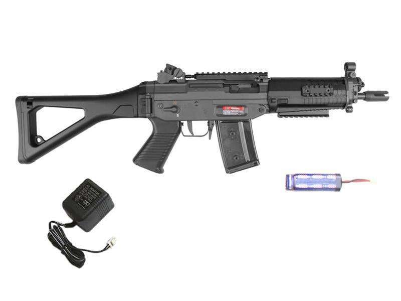JG 555 AEG Rifle (with Battery and Charger - Polymer - JG-082 - Black)